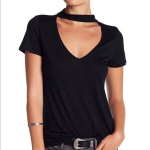 PST by Project Social T Valerie Knit Choker Tee
